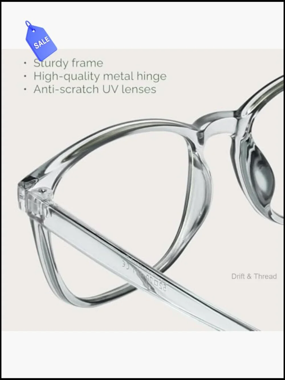 6-Pack Blue Light Blocking Glasses for Women Men Vintage Square Frame